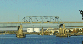 Rt.3 Eastbound - Hackensack River - Photo: D. Salt Flotilla 10-02